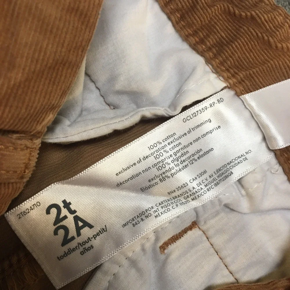 Baby Boy 24 Months 2T Clothing Lot 5x Pieces Winter Corduroy Preppy Colorful